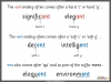 Words Ending in -ant, -ance, -ancy and -ent, -ence, -ency - Years 5 and 6 Teaching Resources (slide 5/53)
